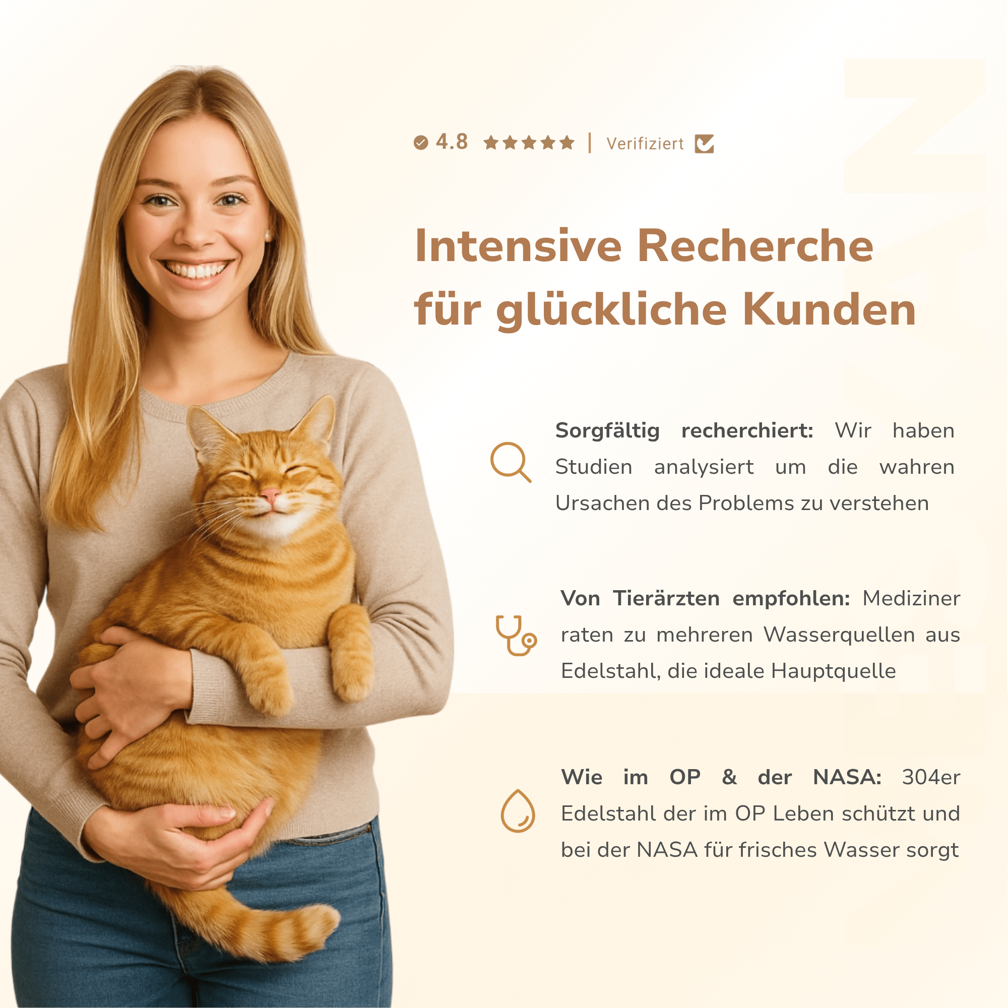 Trinkbrunnen für Katzen - MESYAN