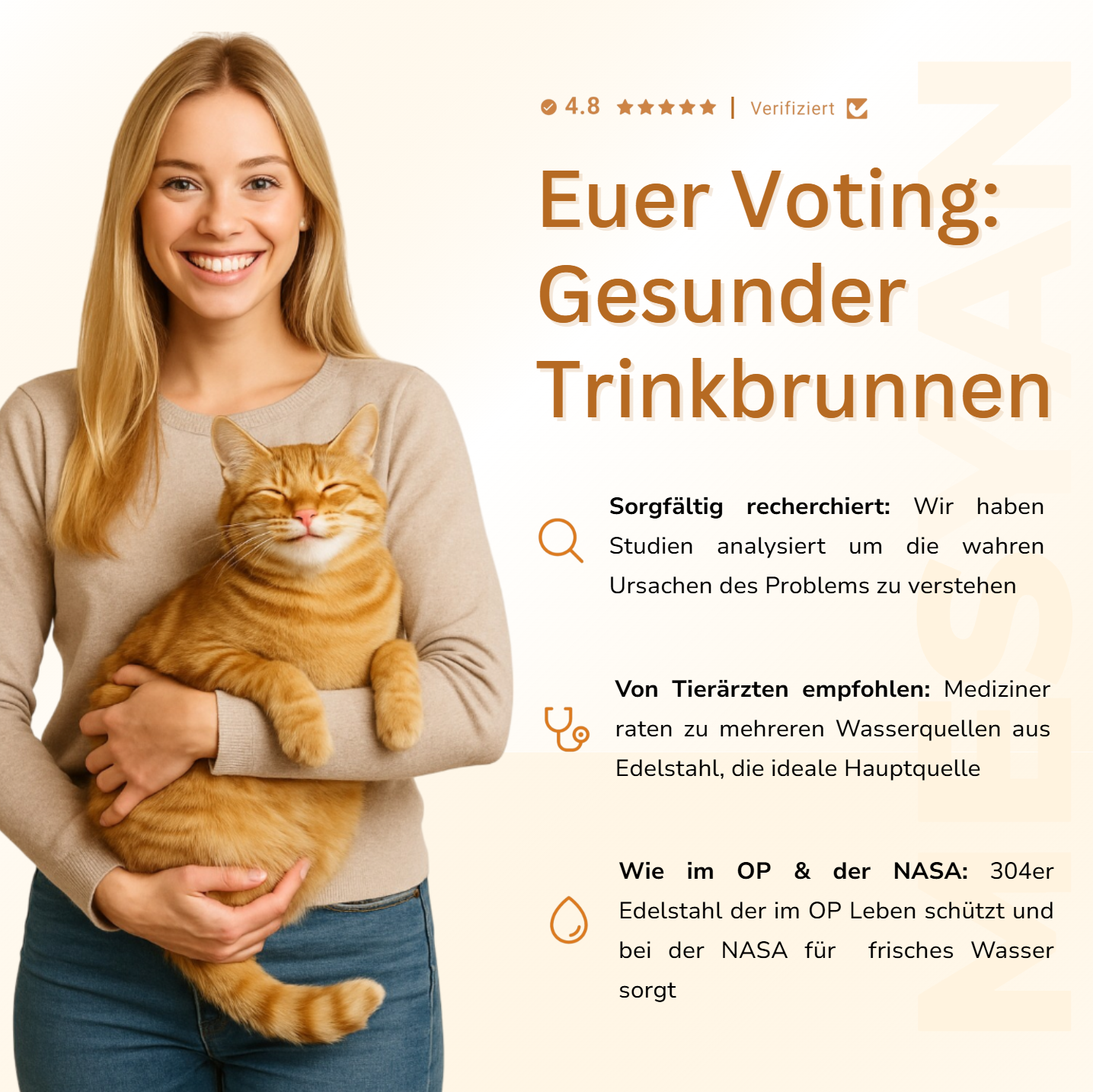 Trinkbrunnen für Katzen