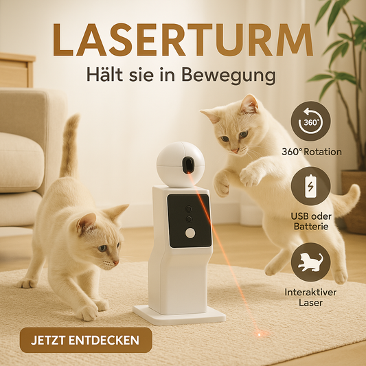 Laserturm für Katzen